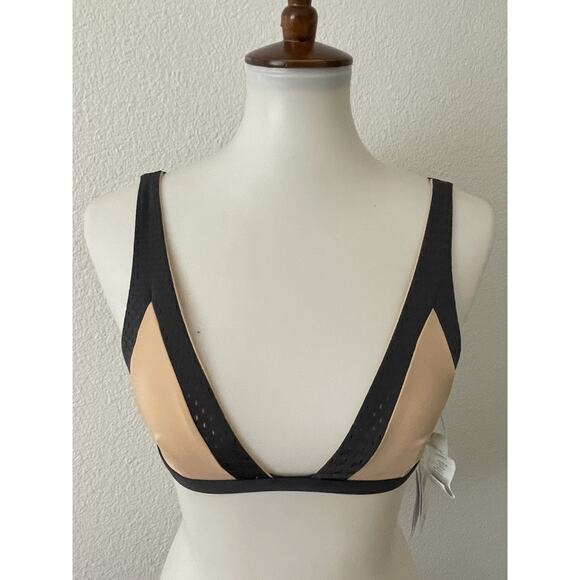 Ripcurl Swim Bikini Top Plunge Colorblock Avalon Swimwear - Picture 1 of 11